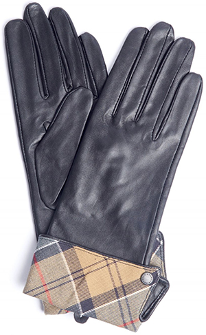 Barbour women's Lady Janes leather gloves.