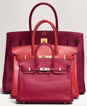 Hermès Birkin Bags.