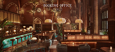 Booking Office 1869 at St Pancras Station, Euston Road, London NW1 2AR, U.K.