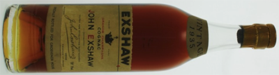 Exshaw 1935 Grande Champagne Cognac: £843.20.