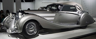 1937 Horch 853 Voll & Ruhrbeck Sport Cabriolet.