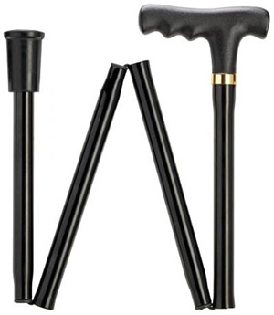 House Of Canes 'T' Handle Folding Cane: US$23.