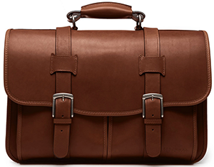 Korchmar Garfield Leather Laptop Briefcase: US$505.