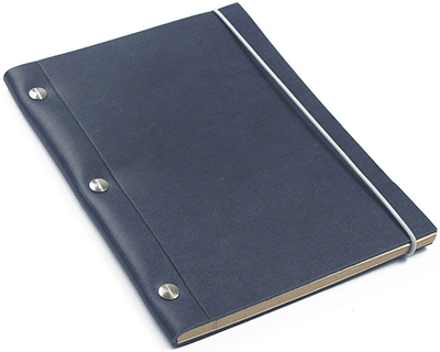 La Compagnie du Kraft A5 Leather Notebook - Cobalt: €59.90.