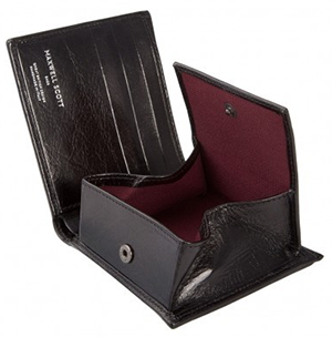 Maxwell Scott The Ticciano Bi-Fold Wallet With Coin Section: US$156.