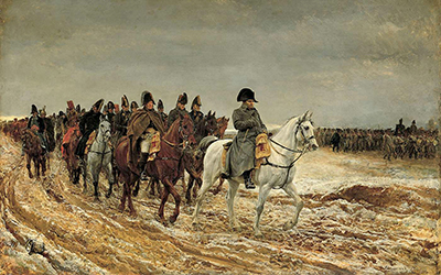 Campagne de France, 1814 by Ernest Meissonier (1864).