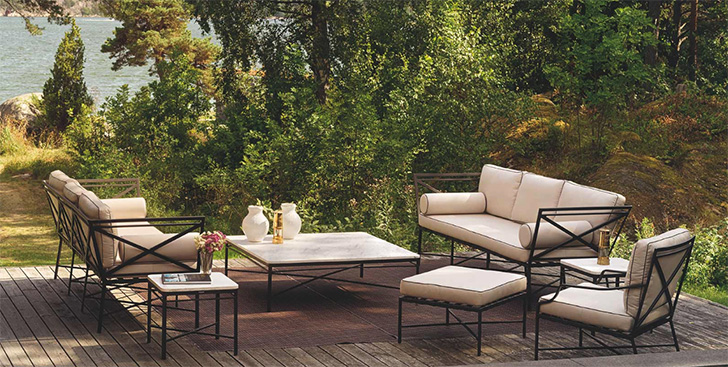 Triconfort 1950 outdoor furniture.