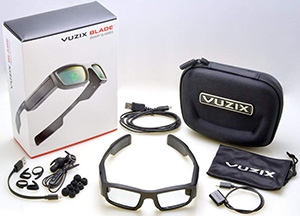 Vuzix Blade AR Smart Glasses, with Amazon Alexa Built-in, HD Camera and Voice-Controls: US$699.99.