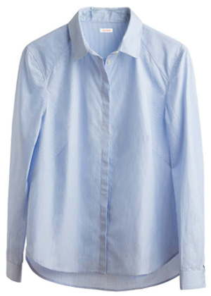 Cuyana Poplin Pleat-Back Shirt: US$140.