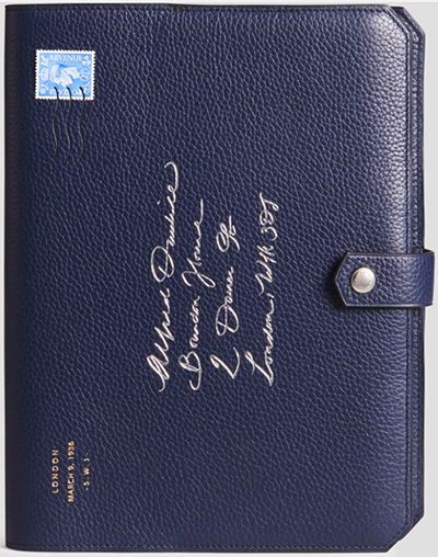 Alfred Dunhill Boston Leather Notebook: US$450.