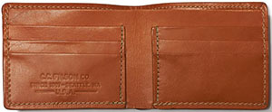 Filson men's Bi-Fold wallet: US$135.