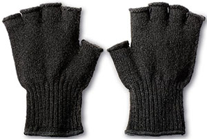 Filson Bison Wool Fingerless women's gloves: US$125.