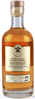 Highgrove Organic Single Malt Scotch Whisky, 350ml: £24.95.