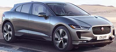 Jaguar 2020 I-PACE: US$69,850.