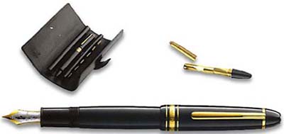 Montblanc Meisterstück LeGrand Traveler Cartridge Fountain Pen: US$999.