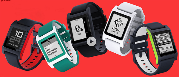 Pebble 2 smartwatches.