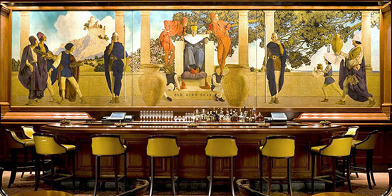 King Cole Bar, St. Regis hotel, 2 E 55th St, New York City, NY 10022.