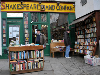 Shakespeare & Company Bookshop, 37 Rue de la Bûcherie, 75005 Paris, France.
