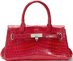 Asprey 1781 Baby Stretch, Geranio Crocodile Handbag: £11,000.