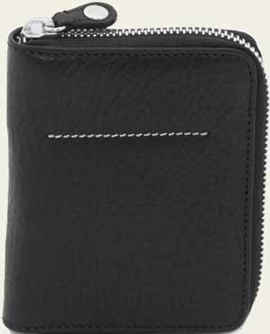 Bill Amberg Black Zip Wallet: £170.