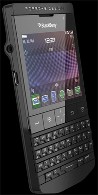 Blackberry Porsche Design P'9981 smartphone.
