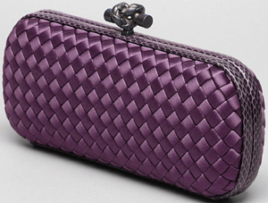 Bottega Veneta Corot Intreccio Impero Ayers Stretch Knot Clutch Handbag: US$1,650.