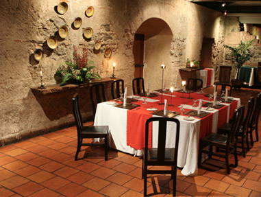 The Restaurant at Hotel Casa Santo Domingo.