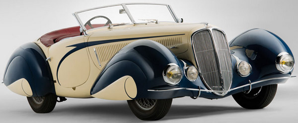 1937 Delahaye 135 Competition Court Torpedo Roadster by Figoni et Falaschi.