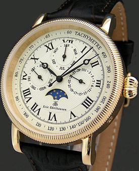 Eric Edelhausen Calypso Gold Dial watch.