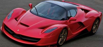 Artist's rendering of Enzo Ferrari 2013.