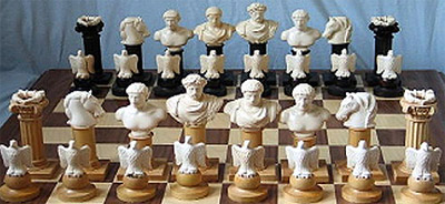Elizabeth Gann luxury chess sets.