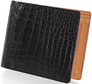 Ganzo Crocodile Leather Wallet.