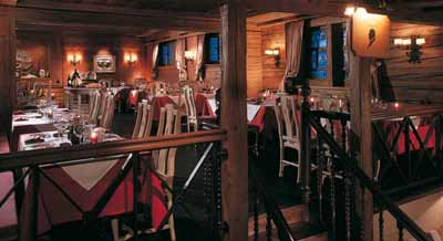 Gildo's Ristorante at the Gstaad Palace hotel.