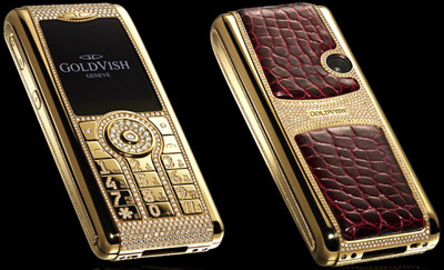 Goldvish luxury mobile phones.