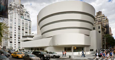 Solomon R. Guggenheim Museum (New York City, NY, U.S.A.) by Frank Lloyd Wright (1959).
