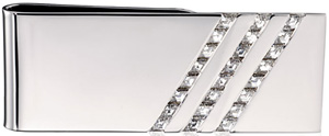 Harry Winston Men by Thom Browne Three Row Money Clip.