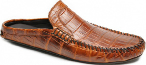 Harrys of London Mews Moc 2 Alligator Honey Slippers: US$3,911.60.