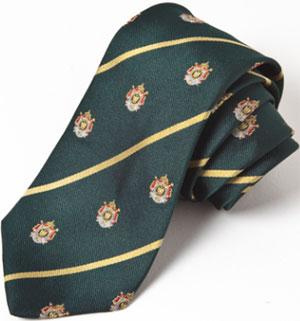 Henry Poole Napoleonic Crested Green Tie: £45.
