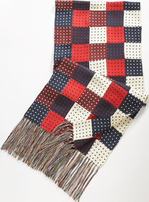 J.Press Silk Patchwork Men's Scarf: US$165.