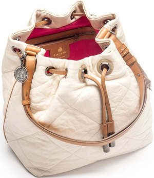 Lanvin Amalia Bucket Bag in Lambskin: US$2,590.