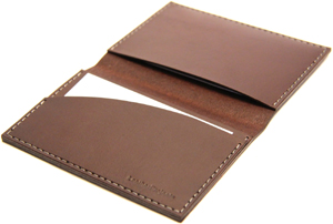 LeatherProjects Men's Wallet, Dark Brown.