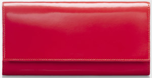 Max Mara Leather women's wallet with multiple pockets, with logo.