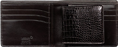 Montblanc Meisterstück Selection Wallet 6CC with Removable Card Holder Pocket: US$450.