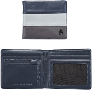 Nixon Men's Bold Stripe Bi-Fold Wallet.