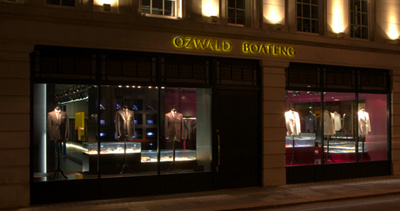 Ozwald Boateng's Flagship Store, 30 Savile Row, London W1S 3PT, U.K.