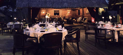 The Restaurant at Ratua Private Island.