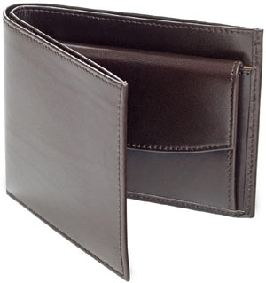 Ludwig Reiter Portemonnaie Mens wallet made of Aniline Boxcalf leather with four credit card compartments.