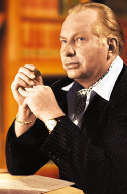 L. Ron Hubbard, founder of Scientology.