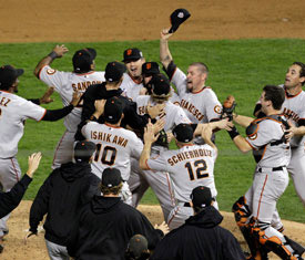 Giants win the Series 2010.