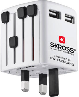 Skross World Travel Adapter - 'Adapt To The World'.